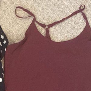 Outdoor Voices Medium Maroon Exercise Dress